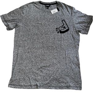 NWT Dark Heather Gray Diesel men’s shirt